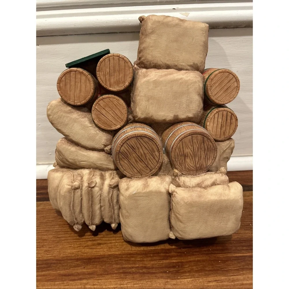 Enesco Home Grown - HTF Barrel Display Stand